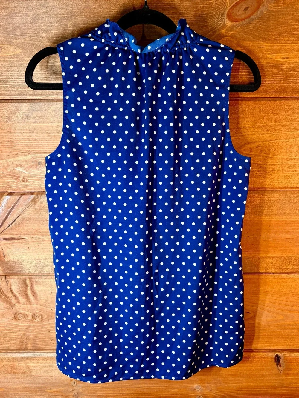 J. Crew Blue Polka Dot Sleeveless Tank Top Size XS or Small 💕💙